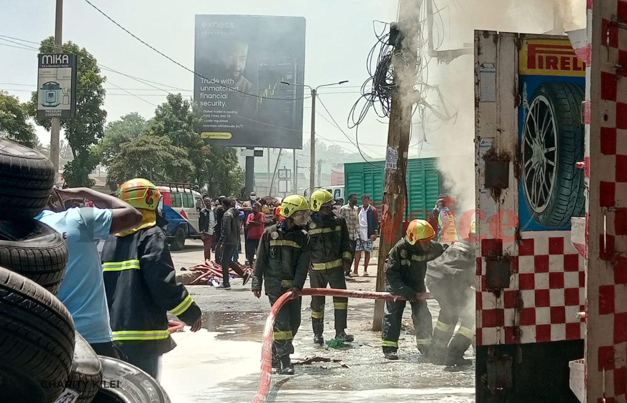 Property worth millions destroyed in Eastleigh tyre shop fire