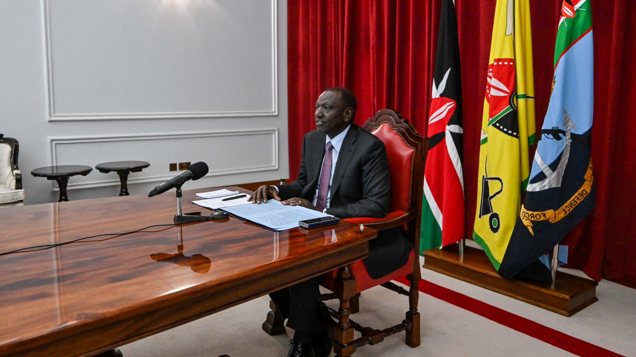 Kenyans planted 750 million trees in 2024 - Ruto - President William Ruto speaking at State House. (PCS)