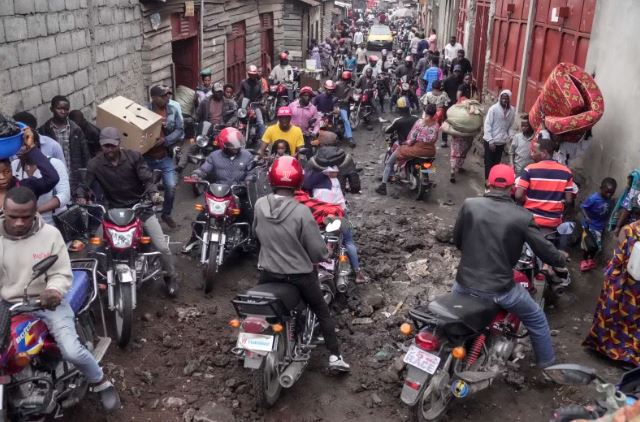 843 killed, 3,082 injured as war devastates Goma - WHO - People rush to shop in downtown Goma, Congo after the M23 rebels advanced into eastern Congo's capital Goma in January 30, 2025. (Photo: Brian Inganga/AP)