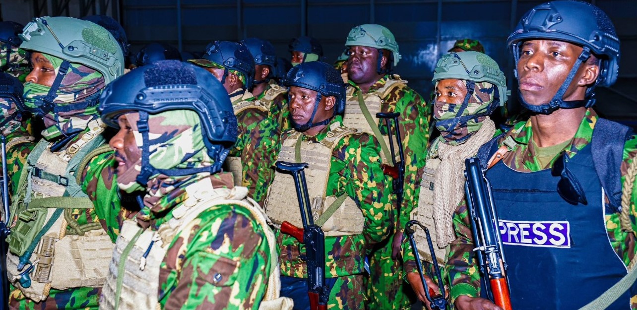 Kenya not financing Haiti security mission -Police - Some of the 217 additional Kenyan police officers who were deployed to Haiti on January 17, 2025. (Photo: Ministry of Interior)