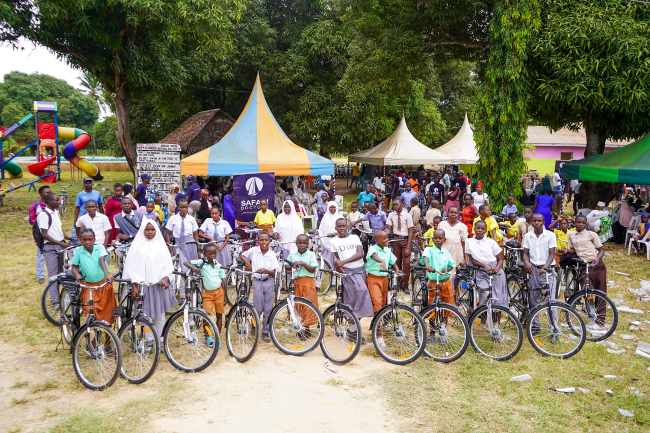 Lamu girls get bicycles to curb school dropouts, unwanted pregnancies