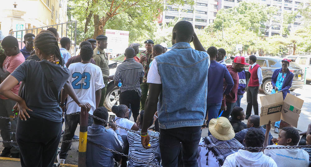 Technical University students protest staff strike as varsity remains shut