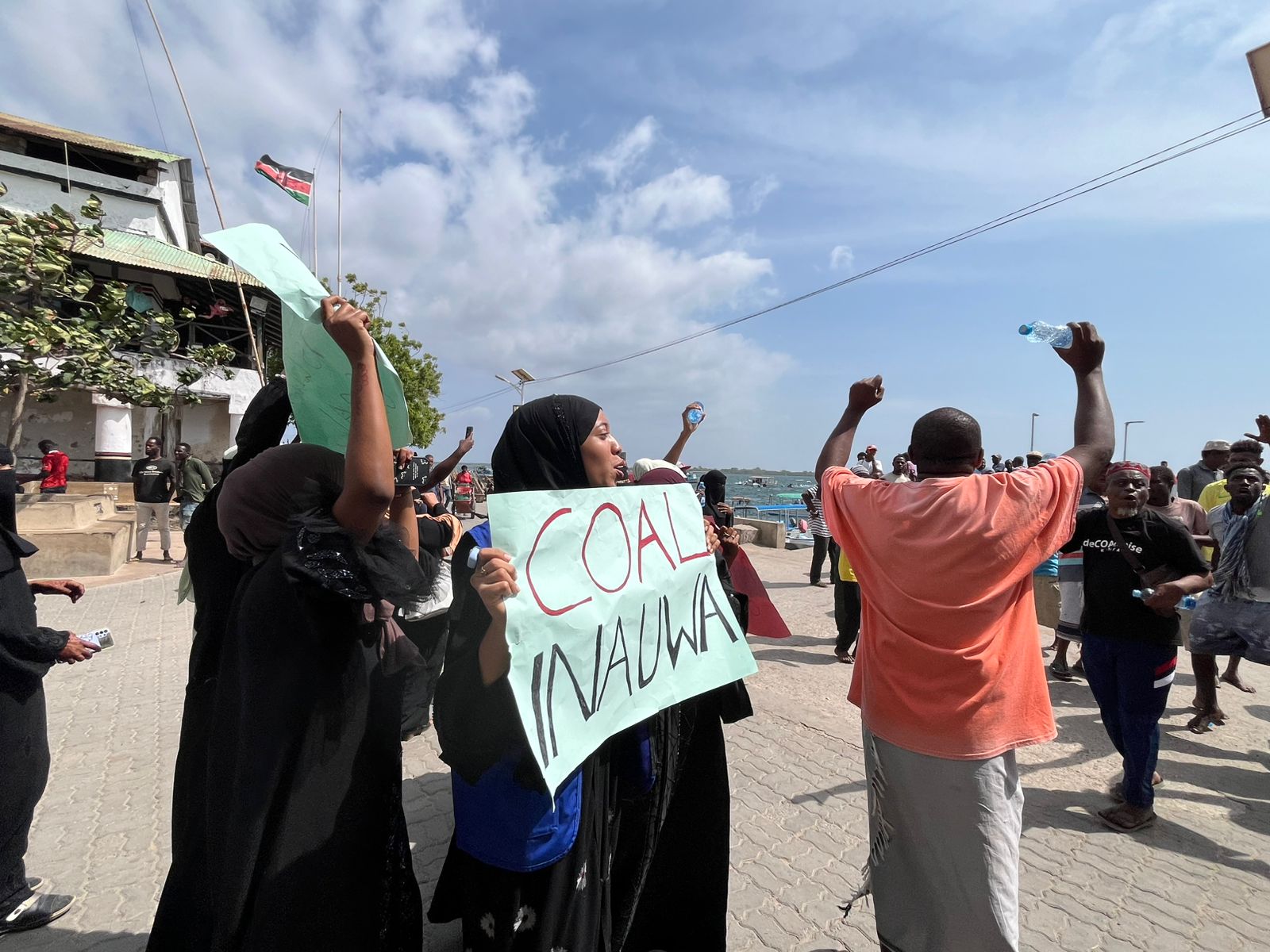 Lamu residents, activists protest against proposed coal plant