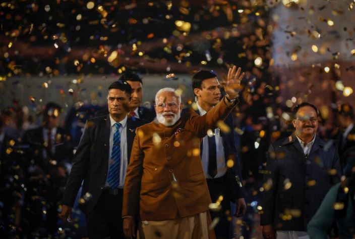 Modi's party wins election in New Delhi after 27 years out of power