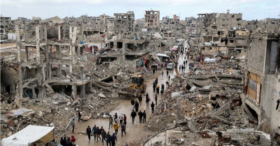 Saudi Arabia leads scramble for Trump's Gaza 'clean out' plan that has made Arab world furious - Palestinians walk past the rubble of buildings destroyed during the Israeli offensive in Gaza City amid a ceasefire between Israel and Hamas. (Photo: File/REUTERS/Dawoud Abu Alkas)