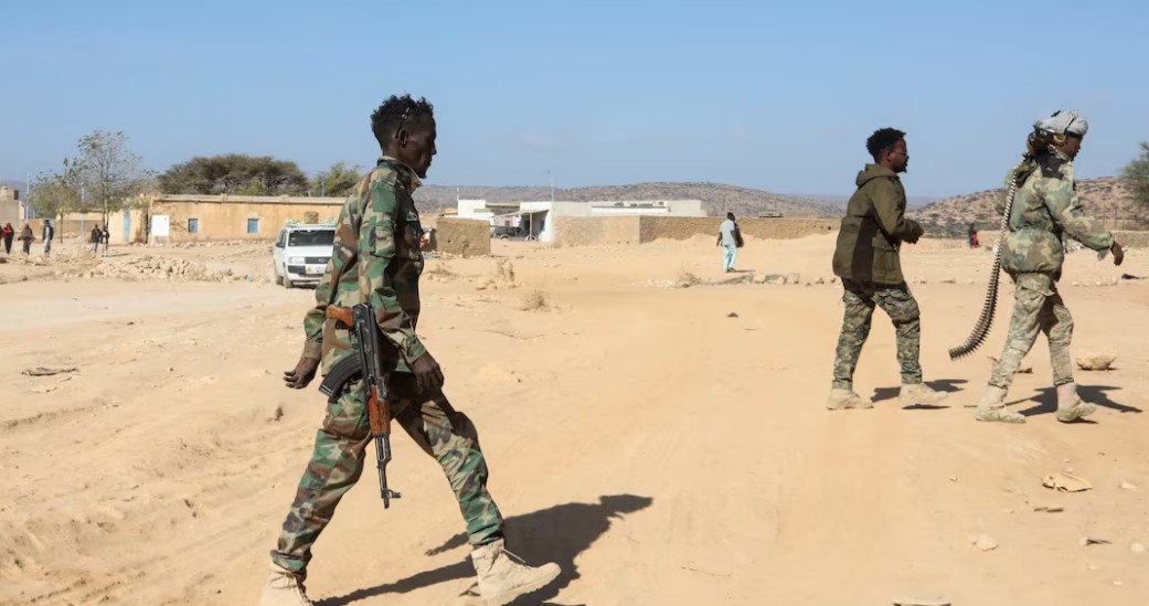 Puntland military offensive deals blow to Islamic State in Somalia - Puntland Security Forces patrol in Balidhidin village in Bari Region, east of the Gulf of Aden in the city of Bosasso, Puntland region, Somalia on January 26, 2025. (Photo: File/REUTERS/Feisal Omar) 