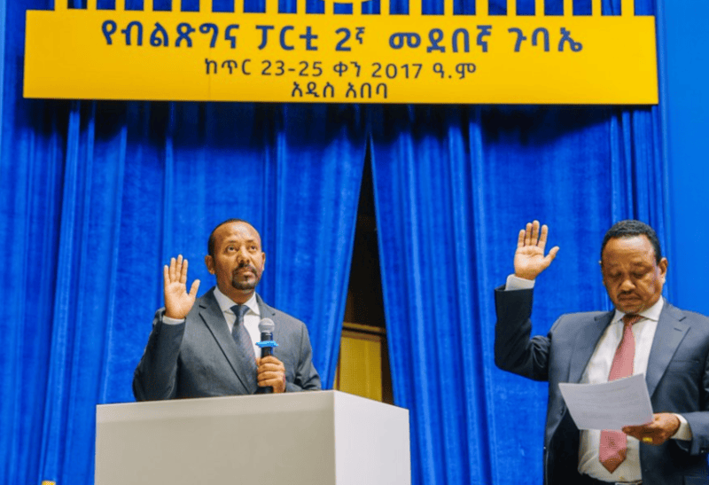 Prime Minister Abiy Ahmed re-elected president of Ethiopia's ruling party