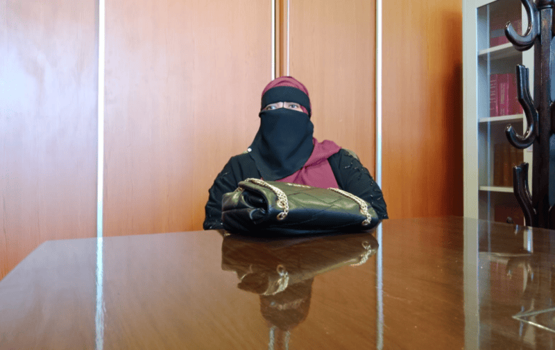 Tana River woman seeks justice after Losing Sh27.8 million in alleged fraud - Rahma Adam at lawyer Danstan Omari's office. (Joseph Ndunda, EV)

