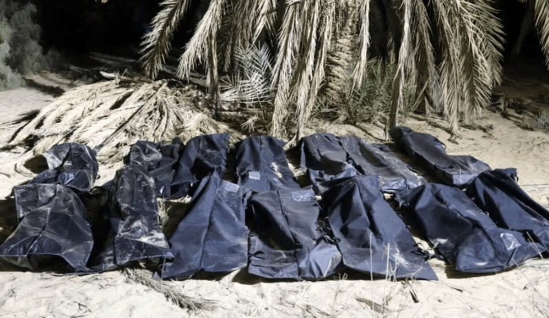 Migrants' bodies in Libya mass graves had gunshot wounds, IOM says