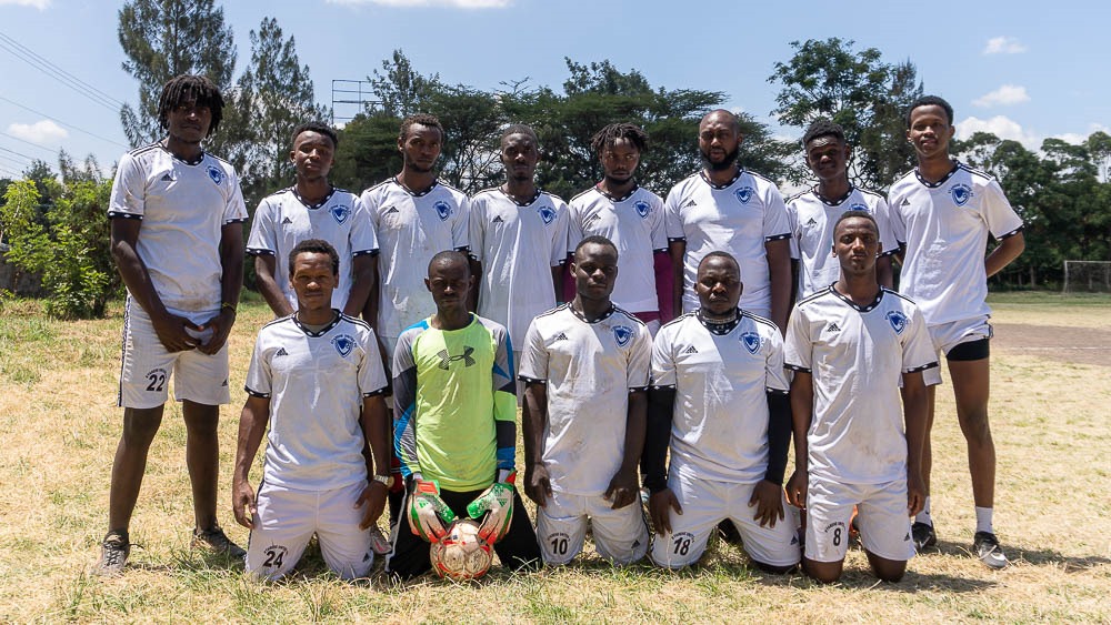 Against the Odds: How Starehe United keeps football alive in Pangani - Starehe United players line up before a game / Justine Ondieki 