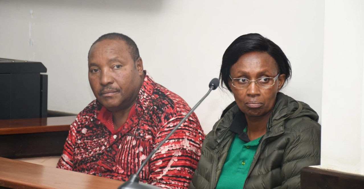 Court rules Waititu to serve 12 years in jail or pay Sh53.5m fine after conviction in Sh588m fraud case - Former Kiambu governor Ferdinand Waititu and his wife Susan Wangari during a past court appearance. (Photo: ODPP)