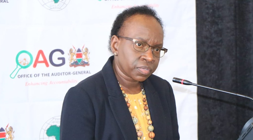 Auditor-General flags Sh179 million lying idle in pension fund for European widows - Auditor-General Nancy Gathungu.  (Photo: OAG)