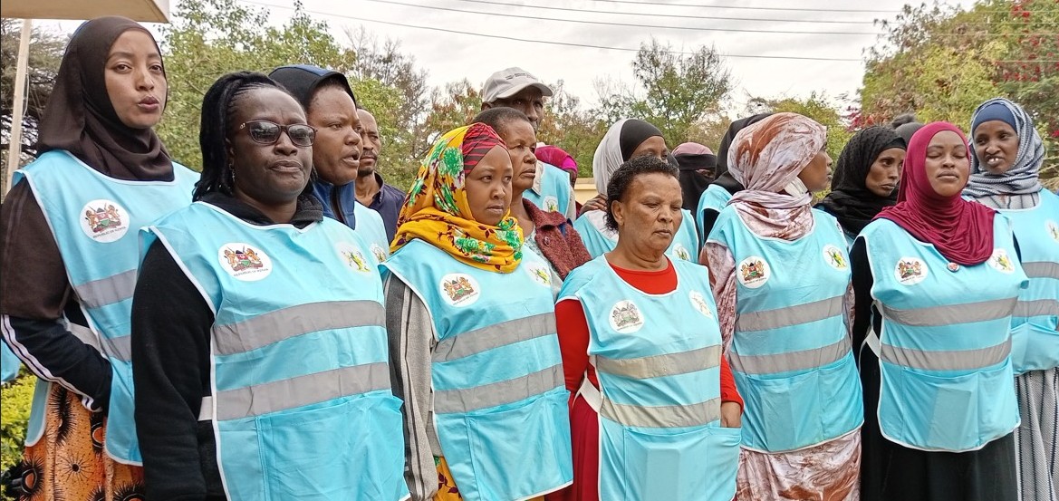 Poor remuneration pushing Kenya's community health promoters to the edge - Community health promoters (CHPs) in Isiolo. CHPs serve as the first point of contact for many families in need of medical care. (Photo: File/Waweru Wairimu)