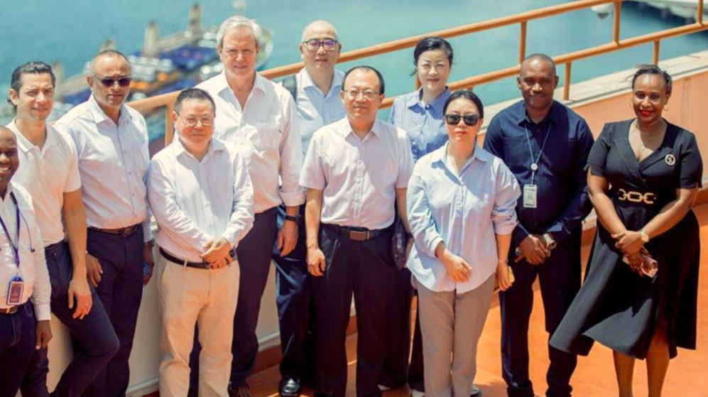 Top global metal companies to use Dar es Salaam port as key African trade hub - The delegation from China Metal Storage and Transport Company, Mercuria and their jointly owned subsidiary, Henry Bath & Son Ltd during the visit to the Dar es Salaam port. (Photo: Courtesy)