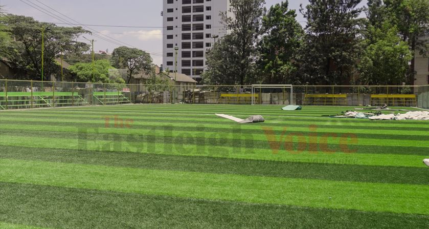 How pay-to-play pitches are turning football in Nairobi to a sport for the wealthy - New Desert Complex ground in California estate in Nairobi’s Kamukunji Constituency (Photo: Justine Ondieki)