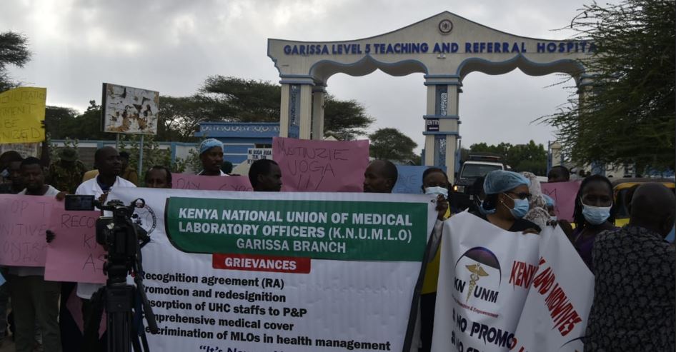 Garissa health workers go on strike after county fails to address grievances