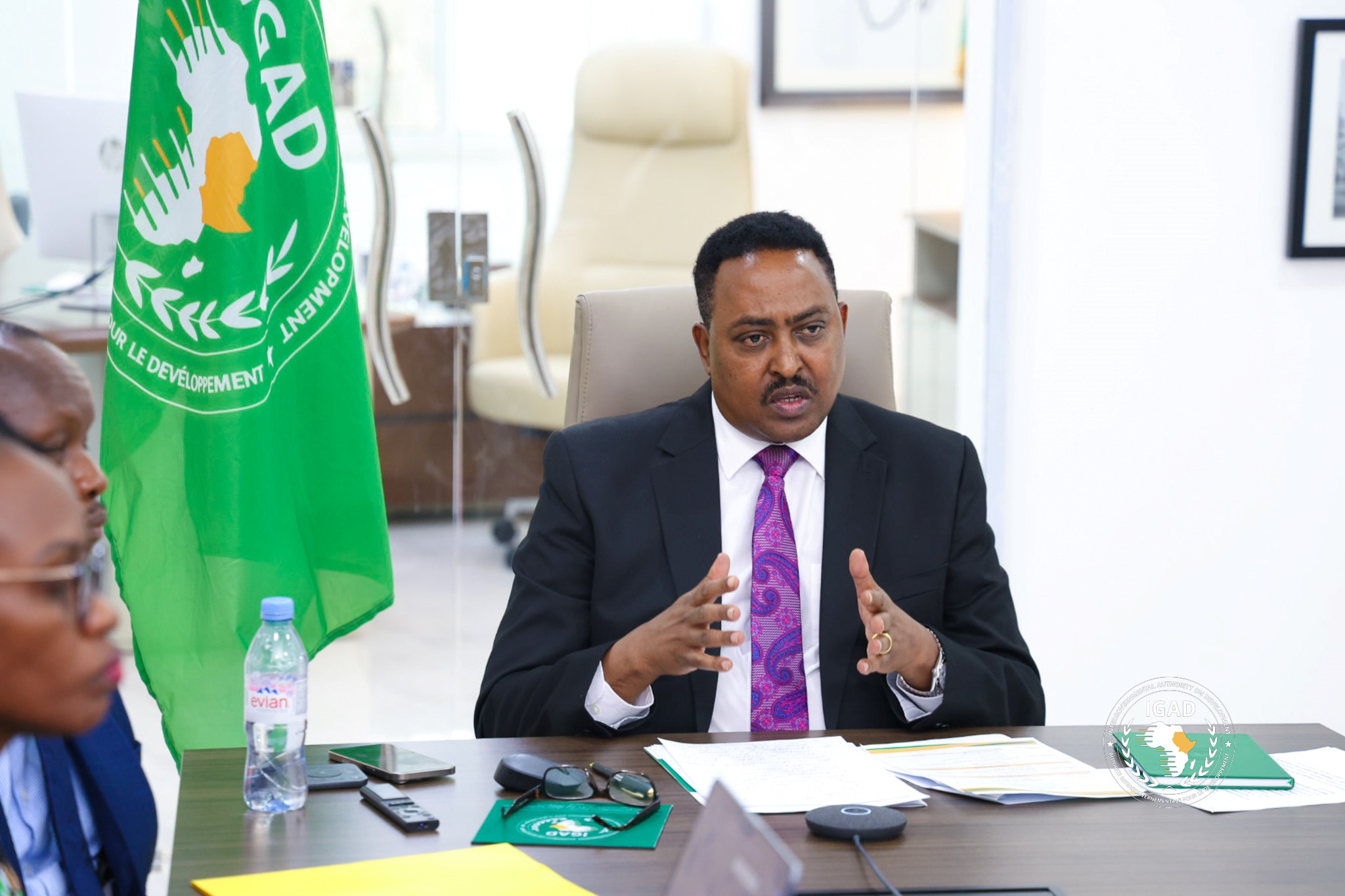 IGAD calls for ceasefire in South Sudan as regional leaders meet to address security crisis - IGAD’s Executive Secretary Dr Workneh Gebeyehu during the  43rd Extraordinary Summit on the Situation in South Sudan on March 12, 2025. (Photo: IGAD)