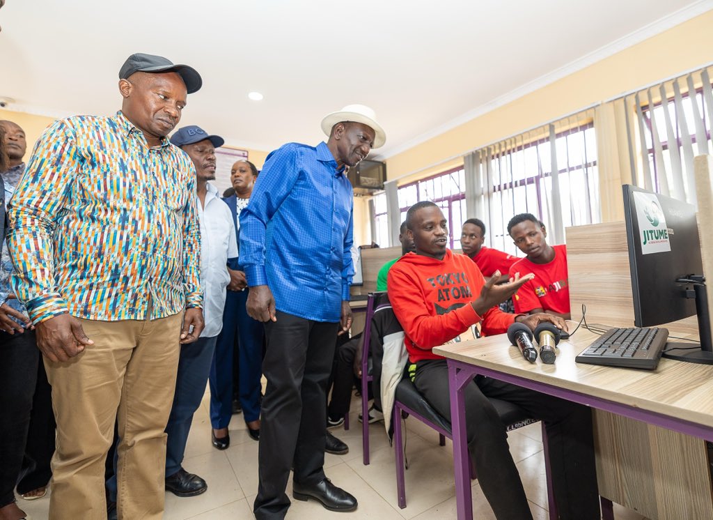 President Ruto directs HELB disbursement by Friday, warns officials over delays - President William Ruto and his deputy, Kithure Kindiki, at PC Kinyanjui Technical Training Institute in Dagoretti South, Nairobi on March 12, 2025. (PCS)