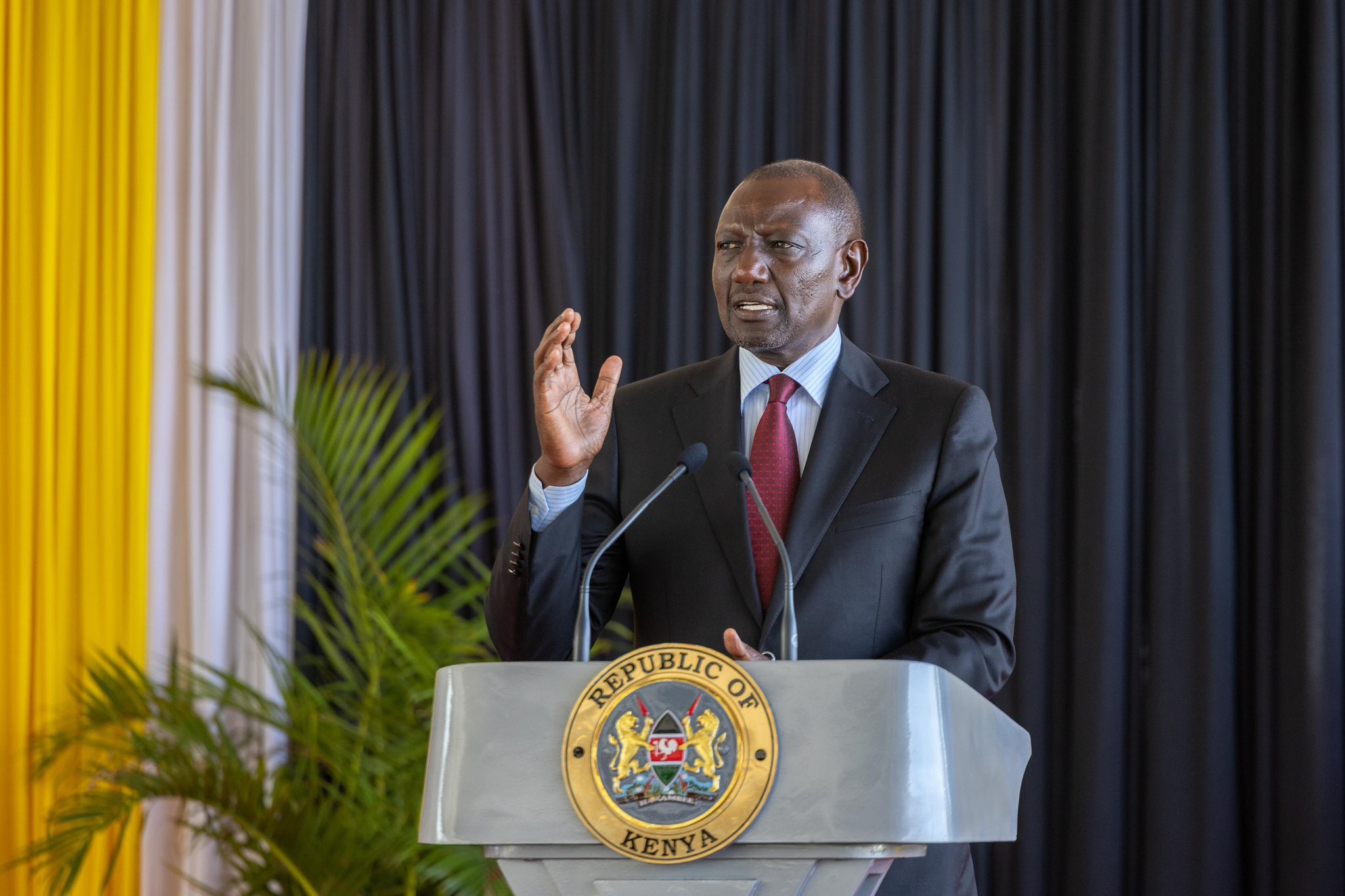 Ruto: My pact with Raila is not about my re-election bid - President William Ruto at State House in Nairobi. (PSC)