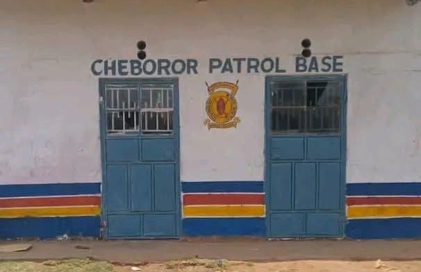 Fake police post in Uasin Gishu sparks curiosity over process of establishing a police station - The fake police base, painted in official police colours, was found in a rented building at Cherus Centre, Uasin Gishu County prompting an immediate investigation. (Photo: Handout)