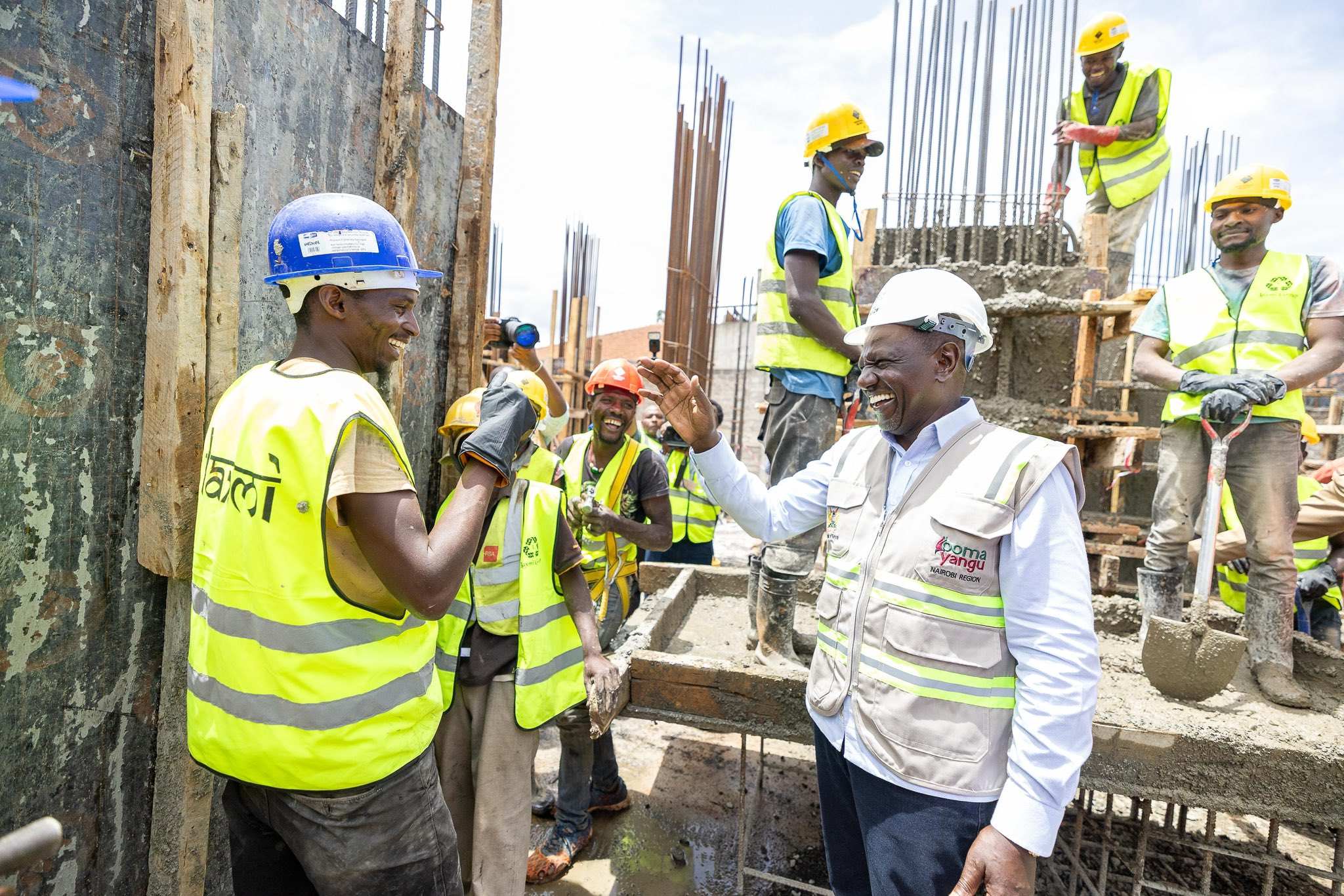 Ruto defends Shauri Moyo affordable housing amid opposition criticism, vows more development - President William Ruto when he inspected the ongoing construction of the 4,566-unit Shauri Moyo B Affordable Housing Project, Kamukunji Constituency on March 10, 2025. (Photo: PCS)