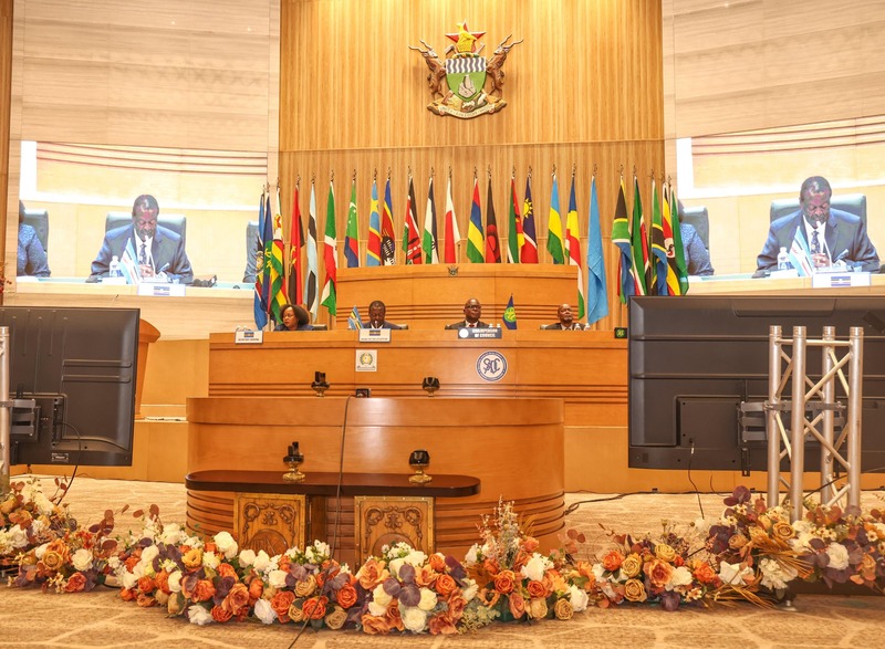 Mudavadi pushes for unified African response to Eastern DRC crisis - Prime CS Musalia Mudavadi when he co-chaired the Joint Ministerial Meeting of the East African Community (EAC) and the Southern African Development Community (SADC) in Harare, Zimbabwe. (X/Musalia Mudavadi)