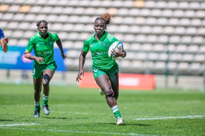 Kenya Lionesses dominate Belgium in opening match of Second Leg of Challenger Series - Kenya Lionesses captain Grace Okulu.