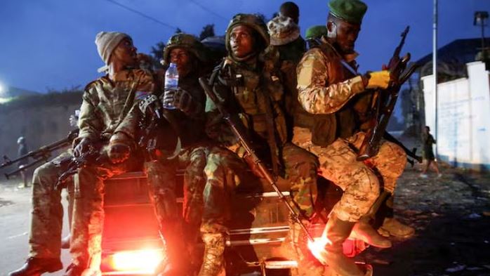 Rising chaos in DR Congo’s Bukavu, civilians caught in crossfire as M23 rebels advance - Members of the M23 rebel group ride on a pickup truck as they leave their position for patrols in Goma, eastern DR Congo, on January 29, 2025. (Photo: REUTERS)