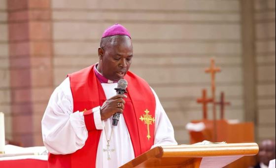 Archbishop Sapit bans politicians from addressing congregants in Anglican churches - ACK Archbishop Jackson Ole Sapit. He has banned politicians from speaking in church. (Photo: FB/Archbishop Jackson Ole Sapit) 