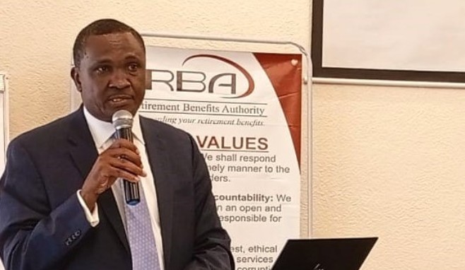 Unremitted pension contributions rise to Sh57 billion, threatening retirees' security - RBA Chief Executive Charles Michira who has warned that the actual pension contribution arrears could be even higher when investment income is factored in. (Photo: RBA)