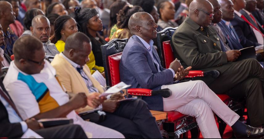 Defiant Ruto gives Eldoret church Sh20m donation as youths protest in Nairobi