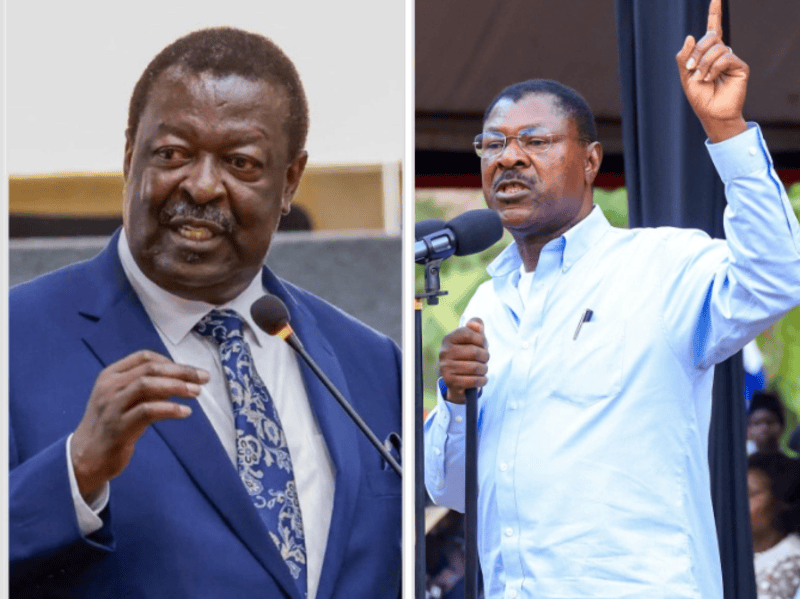 Why Mudavadi, Wetang’ula skipped Ruto, Raila event - Prime Cabinet Secretary Musalia Mudavadi and National Assembly Speaker Moses Wetang'ula.