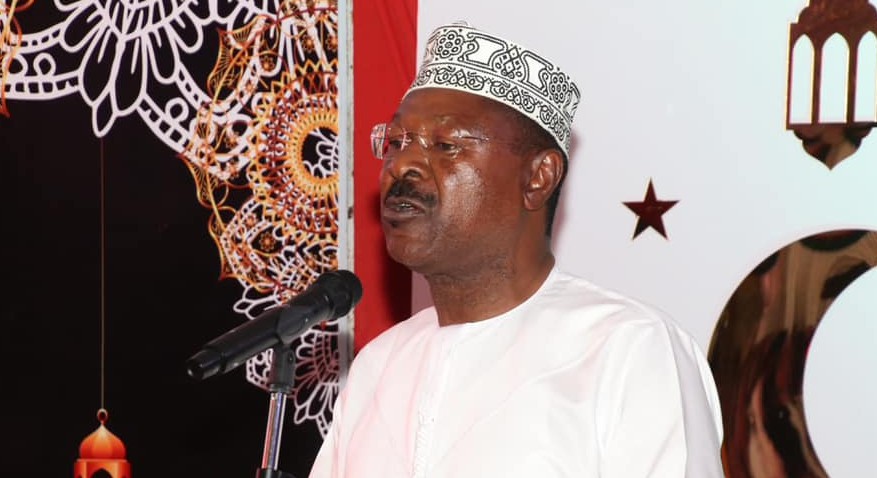 Calls for national unity, inclusion take centre stage at Parliament’s first Iftar dinner - National Assembly Speaker Moses Wetang’ula speaking at the inaugural Parliamentary Iftar dinner at Parliament Hospitality Gardens on March 13, 2025. (Photo: National Assembly KE)