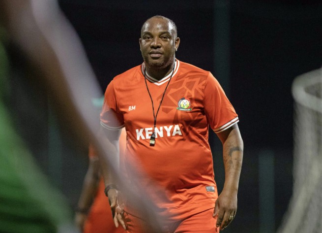 Benni McCarthy makes four changes to the Harambee Stars lineup against Gabon - Harambee Stars head coach Benni McCarthy. (Photo.FKF Media)