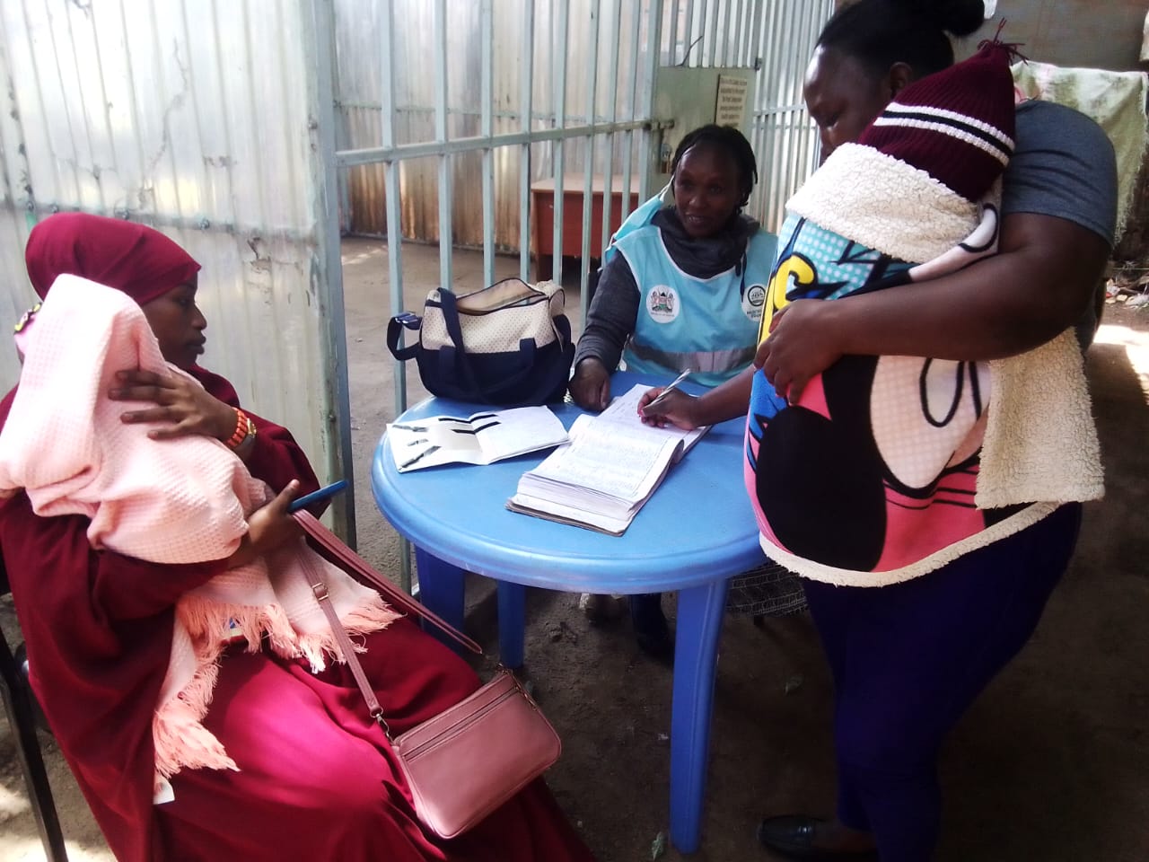 Battling TB amidst persistent challenges of stigma, poverty and gender gaps - Community Health Promoter Esther Wangeci at work in Digo, Majengo. (Photo: Charity Kilei)