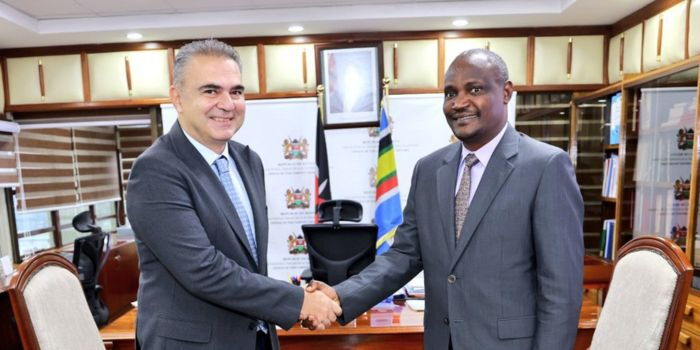 Kenya and IMF agree to start formal talks on new lending programme - Treasury CS John Mbadi and the IMF Representative in Kenya, Selim Cakir at the Treasury on Wednesday, August 14. (Photo.Courtesy)