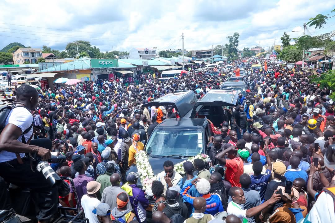 Body of Kasipul MP Were arrives in Homa Bay ahead of burial