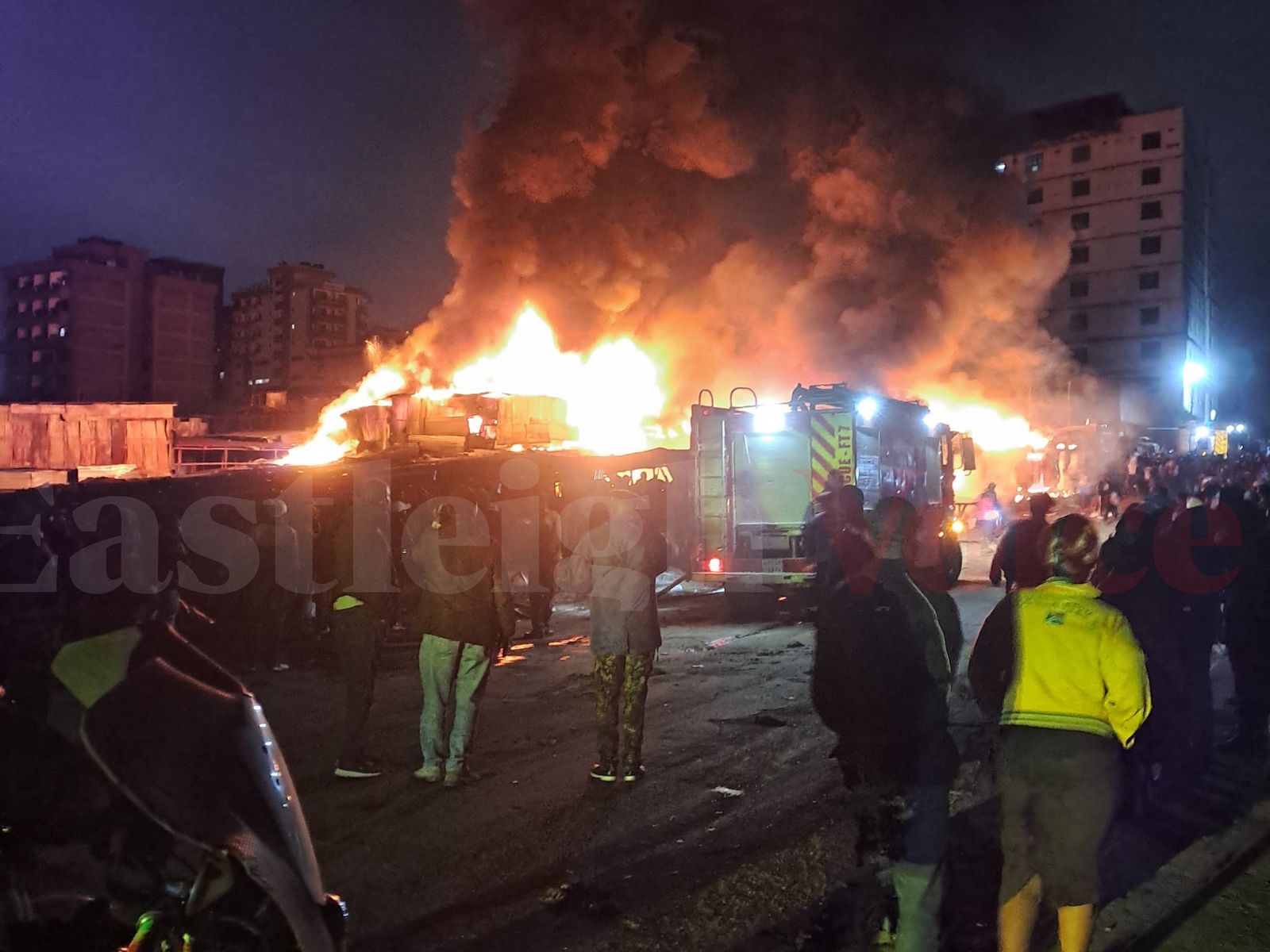 Fire razes section of Gikomba Market