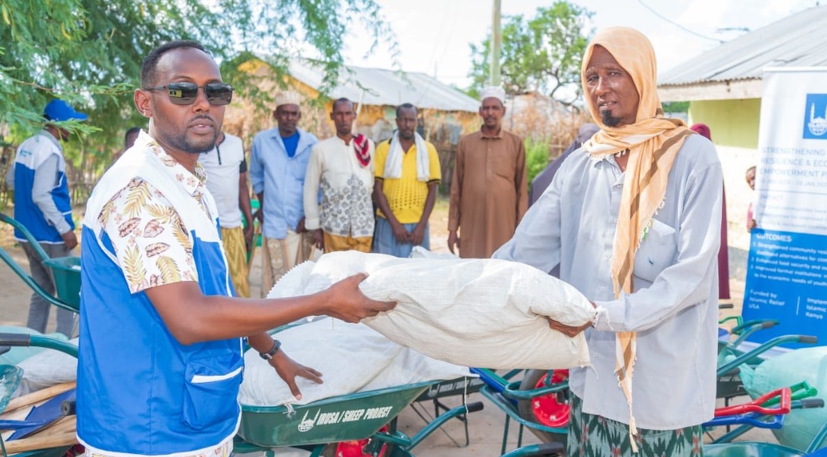 Garissa communities reclaim barren rangelands with drought-resistant seeds