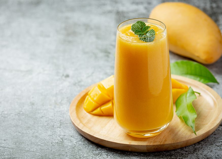 Cold weather? Warm hearts with a mango smoothie