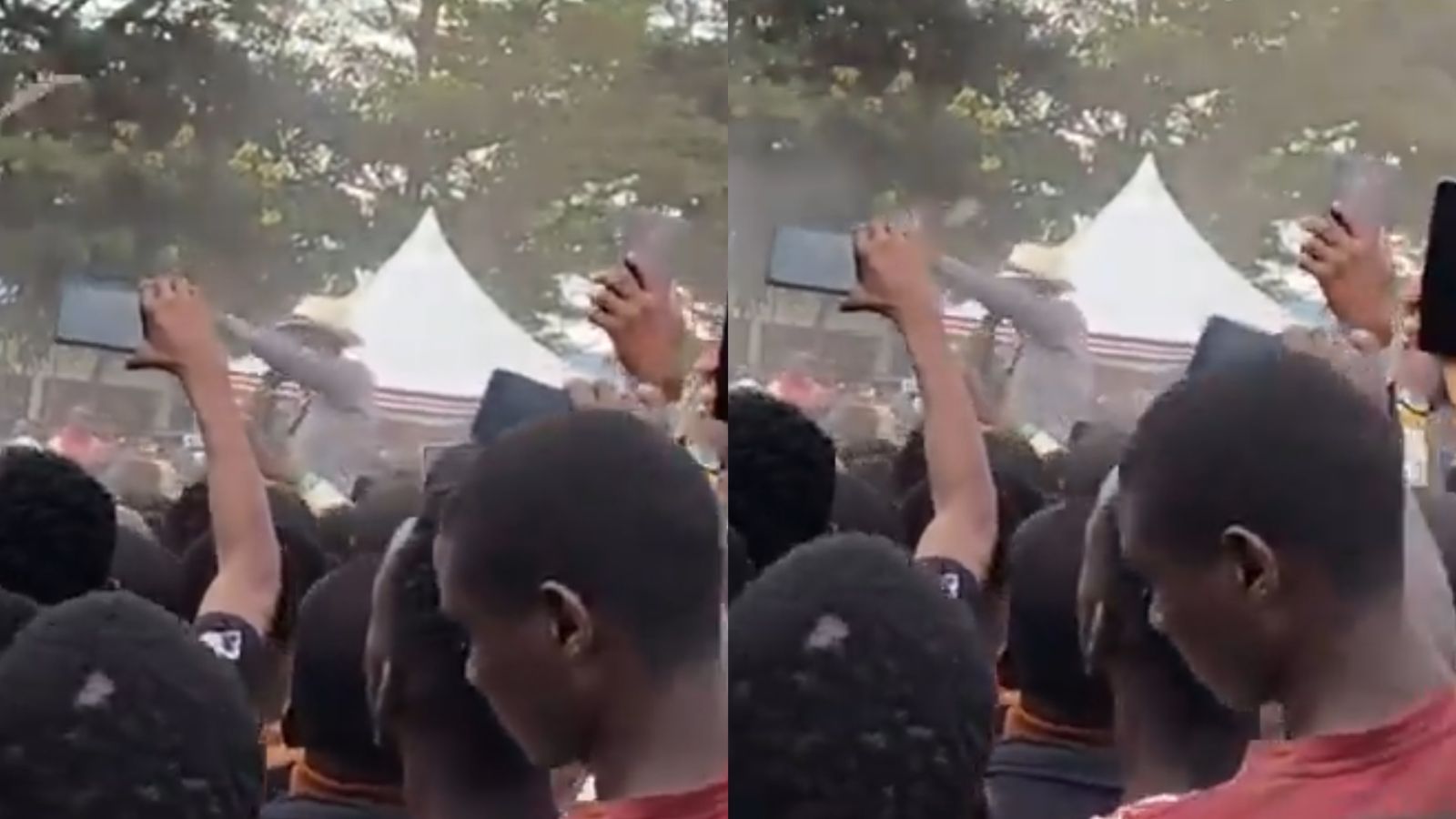 President Ruto hit with shoe during Migori rally, continues with speech [Video]