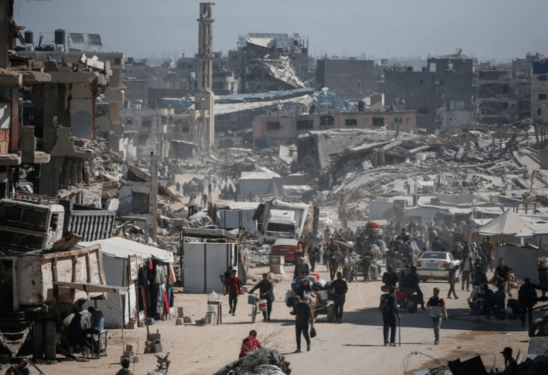 Deadly Israeli strikes pound Gaza, Trump says 'people are starving'