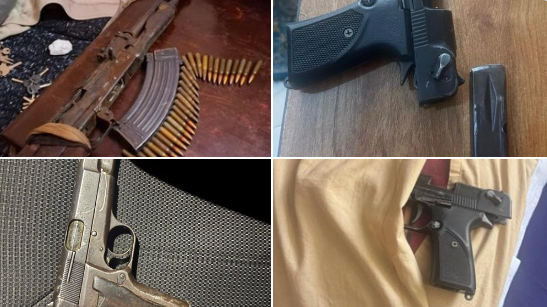 Four arrested, firearms and ammunition recovered as DCI officers thwart planned Eastleigh robbery