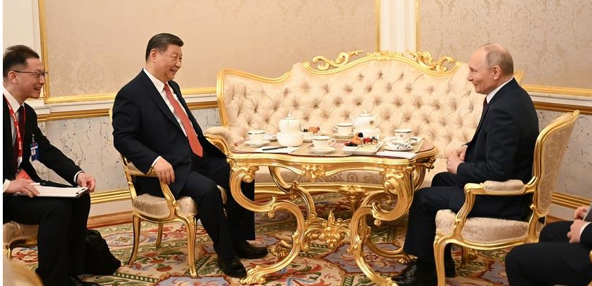 Xi, Putin vow to counter Western tariffs, champion balanced world order