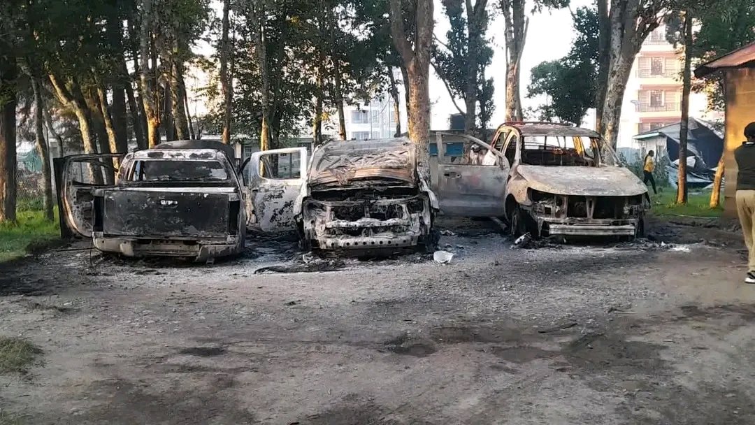 26 county vehicles set ablaze in Nyandarua during June 25 anniversary protests