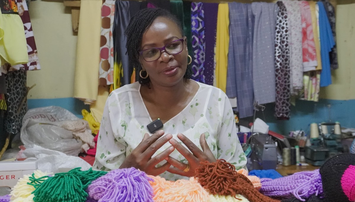 From misdiagnosis to mission: Breast cancer survivor turns pain into purpose with hand-knit prostheses - Mary Mwangi displays her hand-knit prostheses. (Photo: Justine Ondiki)