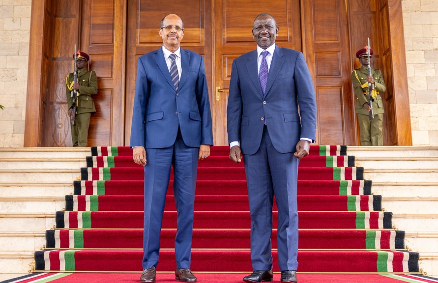 Ruto meets AUC chief Mohamoud Youssouf amid growing doubts over union’s reform agenda