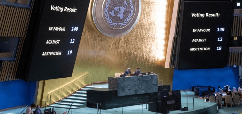 UN General Assembly adopts Gaza ceasefire resolution by overwhelming majority