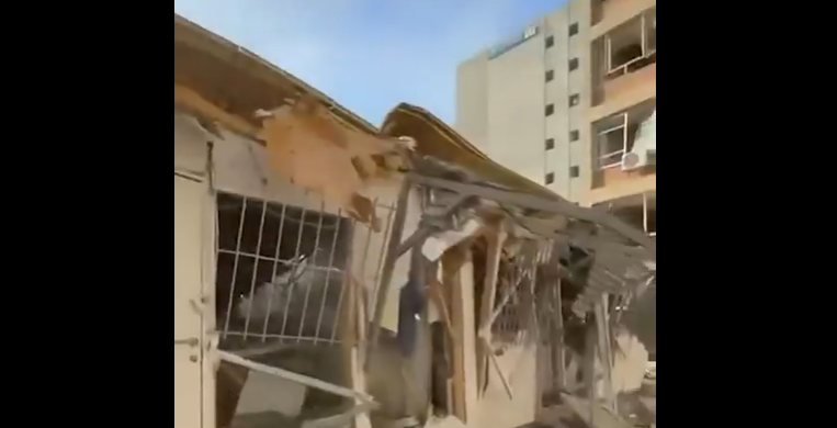 Iran says Israeli military base, not hospital, was missile target - Iran has said the main target of a missile strike that hit a hospital in southern Israel was a nearby military and intelligence base, not the medical facility itself. (Screengrab)