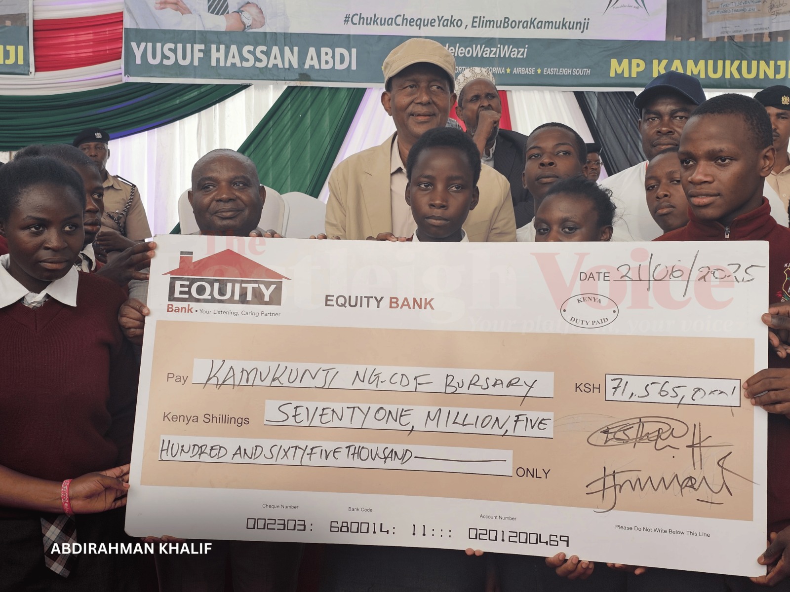 Over 10,000 students in Kamukunji receive bursaries worth Sh71.5 million